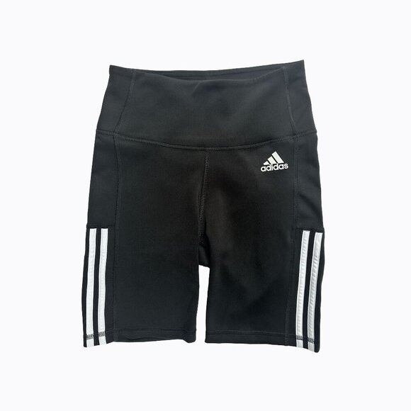 Adidas Primegreen Aeroready Short Black 3-Stripe Athleisure Activewear Sport SzS - Picture 1 of 7
